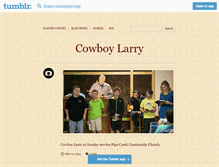 Tablet Screenshot of cowboylarry.ranchocortez.com